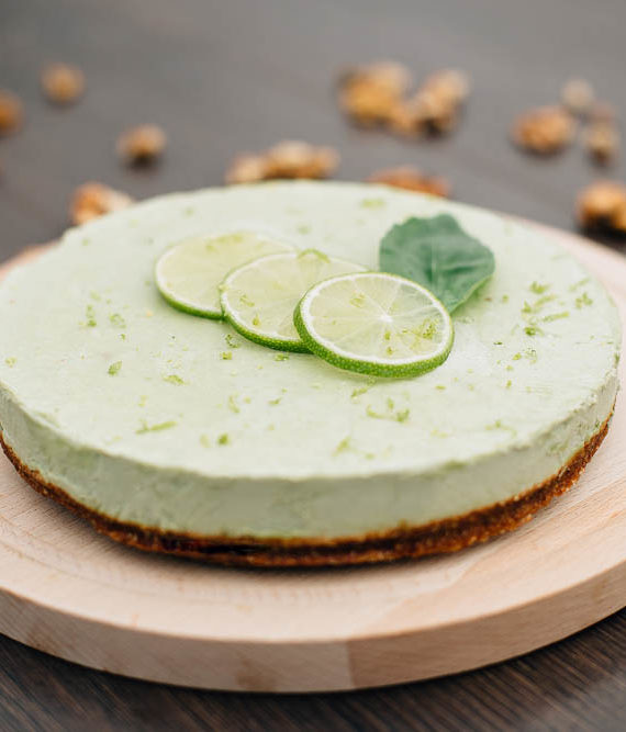 Raw Basil Lime Cake - prajitura busuioc lime - Greenlicious Oradea