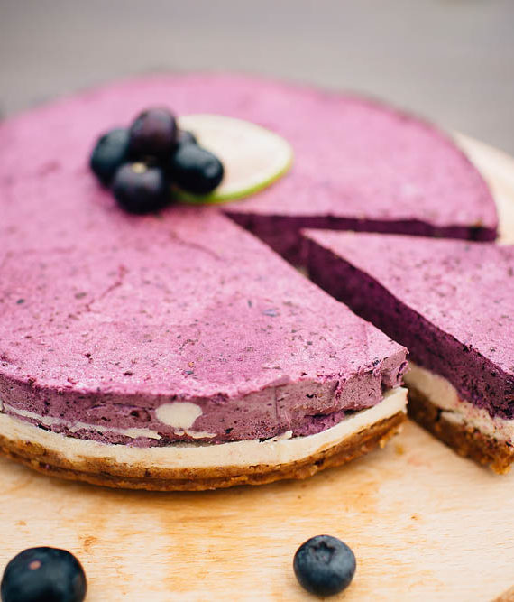 Raw Blueberry Lime Cake – prajitura afine lime – Greenlicious Oradea (1)
