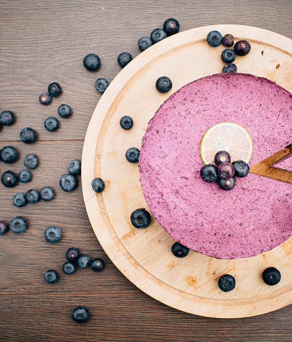 Raw Blueberry Lime Cake – prajitura afine lime – Greenlicious Oradea (6)