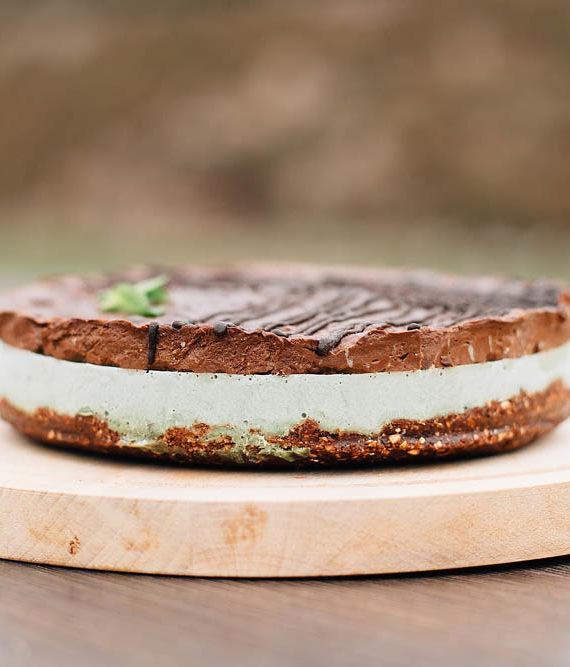 Raw Chocolate Mint Cake – prajitura ciocolata menta – Greenlicious Oradea (4)