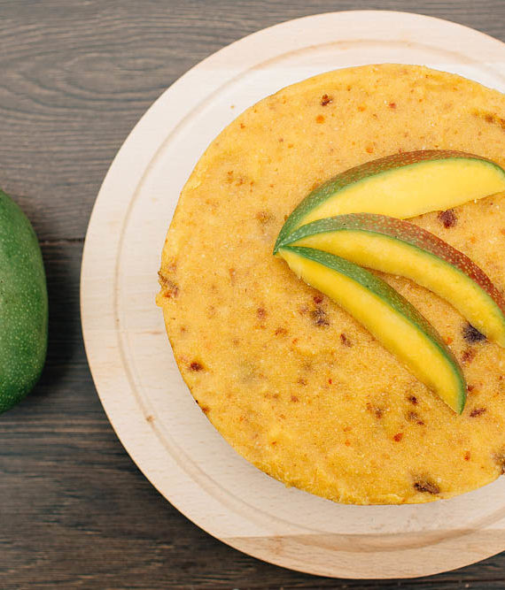 Raw Mango Cake prajitura mango Greenlicious Oradea (1)