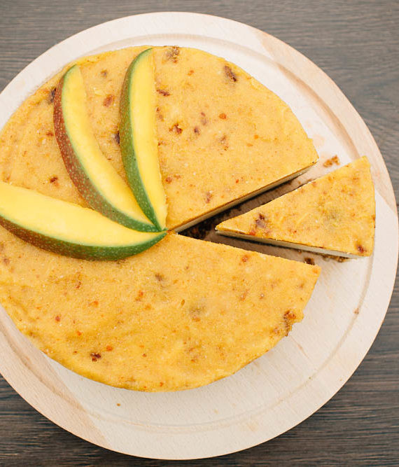 Raw Mango Cake prajitura mango Greenlicious Oradea (3)