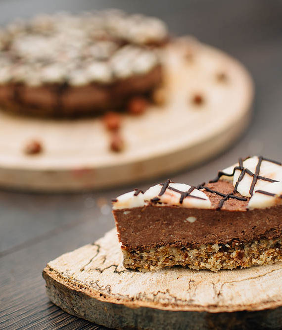 Raw Nutella Banana Cake – prajitura nutella banana – Greenlicious Oradea (1)