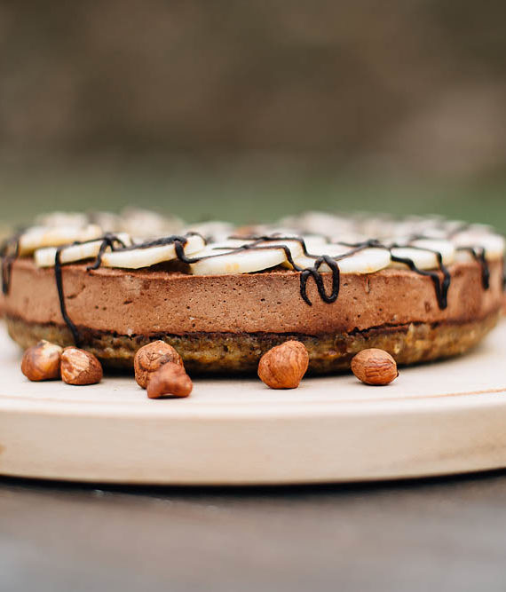 Raw Nutella Banana Cake – prajitura nutella banana – Greenlicious Oradea (3)