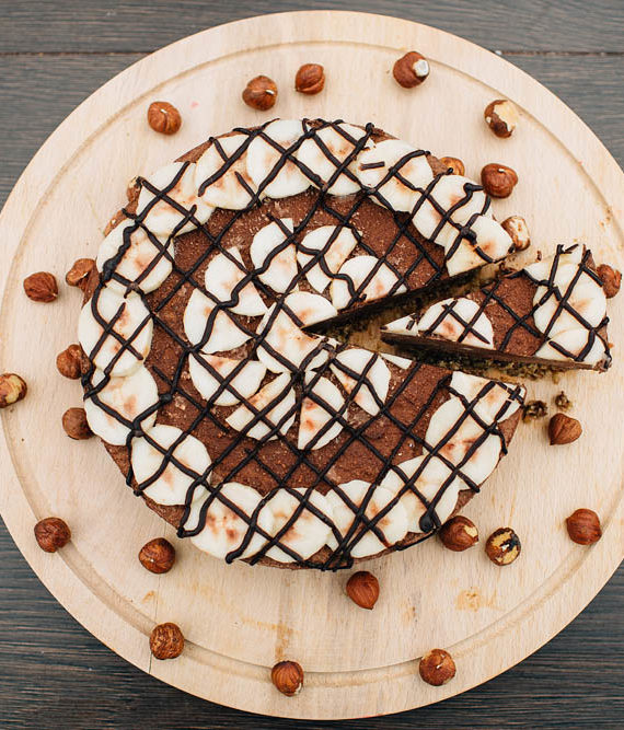 Raw Nutella Banana Cake – prajitura nutella banana – Greenlicious Oradea (4)